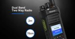 Φορητός Πομποδέκτης Ailunce HA1UV Dual Band VHF/UHF 5W με Έγχρωμη Οθόνη, Μπαταρία 2800mAh, USB-C και Αδιαβροχοποίηση IP67 – Retevis - Image 3