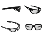 Γυαλιά Βαλλιστικής Προστασίας Vision Type-X με Διάφανους Αντιθαμβωτικούς και Αντιχαρακτικούς Φακούς, Προστασία UV και Μαύρο Σκελετό – Mechanix - Image 2