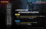 Φακός Led Χειρός P20i UV Precise Tactical Επαναφορτιζόμενος 1800 Lumens με Εμβέλεια 337m, Υπεριώδη Φωτισμό UV 365nm, Μπαταρία 4000mAh, USB-C, Λειτουργία Strobe και Αδιαβροχοποίηση IP68, Μαύρος – Nitecore - Image 10