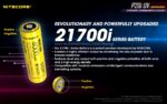 Φακός Led Χειρός P20i UV Precise Tactical Επαναφορτιζόμενος 1800 Lumens με Εμβέλεια 337m, Υπεριώδη Φωτισμό UV 365nm, Μπαταρία 4000mAh, USB-C, Λειτουργία Strobe και Αδιαβροχοποίηση IP68, Μαύρος – Nitecore - Image 19