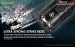 Φακός Led Χειρός P20i UV Precise Tactical Επαναφορτιζόμενος 1800 Lumens με Εμβέλεια 337m, Υπεριώδη Φωτισμό UV 365nm, Μπαταρία 4000mAh, USB-C, Λειτουργία Strobe και Αδιαβροχοποίηση IP68, Μαύρος – Nitecore - Image 25