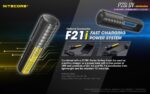 Φακός Led Χειρός P20i UV Precise Tactical Επαναφορτιζόμενος 1800 Lumens με Εμβέλεια 337m, Υπεριώδη Φωτισμό UV 365nm, Μπαταρία 4000mAh, USB-C, Λειτουργία Strobe και Αδιαβροχοποίηση IP68, Μαύρος – Nitecore - Image 34