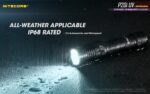 Φακός Led Χειρός P20i UV Precise Tactical Επαναφορτιζόμενος 1800 Lumens με Εμβέλεια 337m, Υπεριώδη Φωτισμό UV 365nm, Μπαταρία 4000mAh, USB-C, Λειτουργία Strobe και Αδιαβροχοποίηση IP68, Μαύρος – Nitecore - Image 35