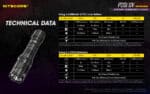 Φακός Led Χειρός P20i UV Precise Tactical Επαναφορτιζόμενος 1800 Lumens με Εμβέλεια 337m, Υπεριώδη Φωτισμό UV 365nm, Μπαταρία 4000mAh, USB-C, Λειτουργία Strobe και Αδιαβροχοποίηση IP68, Μαύρος – Nitecore - Image 36