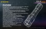 Φακός Led Χειρός P20i UV Precise Tactical Επαναφορτιζόμενος 1800 Lumens με Εμβέλεια 337m, Υπεριώδη Φωτισμό UV 365nm, Μπαταρία 4000mAh, USB-C, Λειτουργία Strobe και Αδιαβροχοποίηση IP68, Μαύρος – Nitecore - Image 37