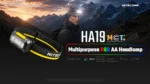 Φακός Led Κεφαλής HA19 MCT 600 Lumens με RGB Φωτισμό, 3 Θερμοκρασίες Χρώματος και 2 Μπαταρίες AA, Μαύρος – Nitecore - Image 5