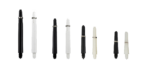 Σετ 3 Κορμών για Βελάκια Darts UK-Nylon Shaft Medium 48mm, Λευκοί – Bull's - Image 2