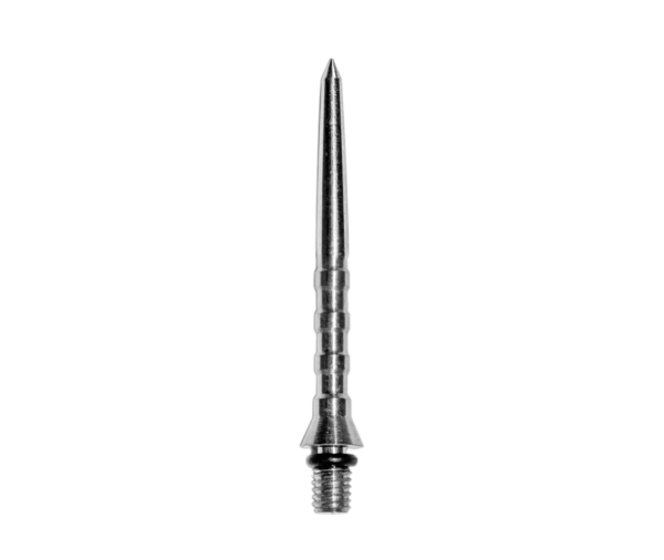 Σετ 3 Ανταλλακτικών Μεταλλικών Μυτών Darts Stingray B5 Tune Up 28mm με Ραβδώσεις, Ασημί – Bull's