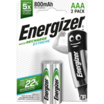 Επαναφορτιζόμενες Μπαταρίες Ni-MH AAA 700mAh, 2 Τεμάχια – Energizer - Image 2