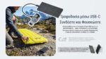 Ηλεκτρική Τρόμπα Αέρος AP01 με Τροφοδοσία USB-C, 22g – Nitecore - Image 6