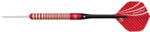 Σετ 3 Βελάκια Darts Metis Steel Tip 11821, 21g με Ορειχάλκινο Σώμα, Μεταλλική Μύτη, Αλουμινένιους Άξονες Simplex και Θήκη Μεταφοράς, Κόκκινα – Bull's - Image 2