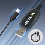Καλώδιο Προγραμματισμού USB PC48 για Πομποδέκτες RB648P – Retevis - Image 4