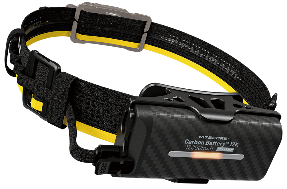 Carbon_Battery_12K_KIT_NB_01 Επέκταση Μπαταρίας Carbon Battery 12K Kit 12000mAh 30W για Φακούς Κεφαλής με USB-C, Ανθρακονήματα και Αδιαβροχοποίηση IP68 – Nitecore - Image 1