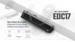 Φακός Led Χειρός EDC17 Επαναφορτιζόμενος 1500 Lumens με Εμβέλεια 230m, Λευκό Φως, UV 365nm, Πράσινο Laser, Μπαταρία 1500mAh, USB-C και Αδιαβροχοποίηση IPX7, Μαύρος – Nitecore - Image 13