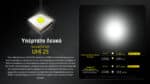 Φακός Led Χειρός EDC23 UHi Επαναφορτιζόμενος 2500 Lumens με Εμβέλεια 280m, Οθόνη OLED, Μπαταρία 1500mAh, Φόρτιση USB-C, Λειτουργία Strobe και Προστασία IP54, Μαύρος – Nitecore. - Image 9