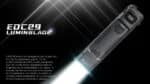 Φακός Led Χειρός EDC29 UHi Επαναφορτιζόμενος 6500 Lumens με Εμβέλεια 400m, Οθόνη OLED, Μπαταρία 2500mAh, USB-C και Προστασία IP54, Μαύρος – Nitecore - Image 8