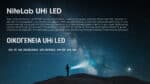 Φακός Led Χειρός EDC29 UHi Επαναφορτιζόμενος 6500 Lumens με Εμβέλεια 400m, Οθόνη OLED, Μπαταρία 2500mAh, USB-C και Προστασία IP54, Μαύρος – Nitecore - Image 13