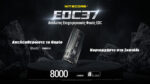Φακός Led Χειρός EDC37 UHi Επαναφορτιζόμενος 8000 Lumens με Εμβέλεια 420m, Οθόνη OLED, Μπαταρία 8000mAh, Ταχεία Φόρτιση USB-C και Προστασία IP54, Μαύρος – Nitecore - Image 10