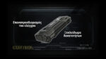 Φακός Led Χειρός EDC37 UHi Επαναφορτιζόμενος 8000 Lumens με Εμβέλεια 420m, Οθόνη OLED, Μπαταρία 8000mAh, Ταχεία Φόρτιση USB-C και Προστασία IP54, Μαύρος – Nitecore - Image 24