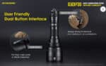Φακός Led Χειρός Precise P30 New Επαναφορτιζόμενος 1000 Lumens με Εμβέλεια 618m, Μπαταρία 21700, Φόρτιση USB-C και Αδιαβροχοποίηση IP68, Μαύρος – Nitecore - Image 34