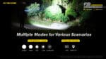 Φακός Led Χειρός P30i Precise Επαναφορτιζόμενος 2000 Lumens με Εμβέλεια 1000m, Μπαταρία 5000mAh, Φόρτιση USB-C, Αδιαβροχοποίηση IP68 και Απομακρυσμένο Διακόπτη RSW2i, Μαύρος – Nitecore - Image 21
