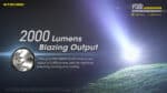 Φακός Led Χειρός P30i Precise Επαναφορτιζόμενος 2000 Lumens με Εμβέλεια 1000m, Μπαταρία 5000mAh, Φόρτιση USB-C, Αδιαβροχοποίηση IP68 και Απομακρυσμένο Διακόπτη RSW2i, Μαύρος – Nitecore - Image 11