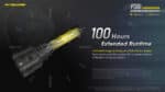 Φακός Led Χειρός P30i Precise Hunting Kit Επαναφορτιζόμενος 2000 Lumens με Εμβέλεια 1000m, Μπαταρία 5000mAh, Φόρτιση USB-C, Αδιαβροχοποίηση IP68 και Αξεσουάρ Κυνηγιού – Nitecore. - Image 9