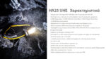 Φακός Led Κεφαλής HA25 UHE MCT Επαναφορτιζόμενος 800 Lumens με 3 Θερμοκρασίες Φωτισμού, Κόκκινο Φως και USB-C, Μαύρος – Nitecore - Image 23