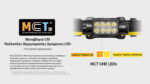 Φακός Led Κεφαλής HC65 MCT Επαναφορτιζόμενος 2000 Lumens με 3 Θερμοκρασίες Φωτισμού, USB-C, Μαύρος – Nitecore - Image 7