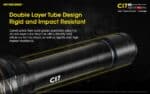 Φακός Led Χειρός Ci7 Cameleon 2500 Lumens με Υπέρυθρο Φωτισμό IR 940nm 7000mW, Εμβέλεια 279m, Περιστρεφόμενη Κεφαλή και Αδιαβροχοποίηση IP68, Μαύρος – Nitecore - Image 26