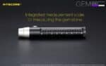 Φακός Led Χειρός GEM10UV Gemstone Υπεριώδους Φωτισμού UV 365nm, Ισχύος 3000mW, με Ρυθμιζόμενη Ένταση, Ενσωματωμένη Κλίμακα Μέτρησης και Αδιαβροχοποίηση IPX8, Μαύρος – Nitecore - Image 15
