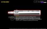 Φακός Led Χειρός GEM10UV Gemstone Υπεριώδους Φωτισμού UV 365nm, Ισχύος 3000mW, με Ρυθμιζόμενη Ένταση, Ενσωματωμένη Κλίμακα Μέτρησης και Αδιαβροχοποίηση IPX8, Μαύρος – Nitecore - Image 16