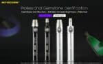 Φακός Led Χειρός GEM10UV Gemstone Υπεριώδους Φωτισμού UV 365nm, Ισχύος 3000mW, με Ρυθμιζόμενη Ένταση, Ενσωματωμένη Κλίμακα Μέτρησης και Αδιαβροχοποίηση IPX8, Μαύρος – Nitecore - Image 2