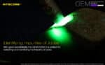 Φακός Led Χειρός GEM10UV Gemstone Υπεριώδους Φωτισμού UV 365nm, Ισχύος 3000mW, με Ρυθμιζόμενη Ένταση, Ενσωματωμένη Κλίμακα Μέτρησης και Αδιαβροχοποίηση IPX8, Μαύρος – Nitecore - Image 4