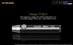 Φακός Led Χειρός GEM10UV Gemstone Υπεριώδους Φωτισμού UV 365nm, Ισχύος 3000mW, με Ρυθμιζόμενη Ένταση, Ενσωματωμένη Κλίμακα Μέτρησης και Αδιαβροχοποίηση IPX8, Μαύρος – Nitecore - Image 10
