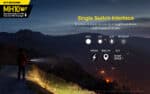 Φακός Led Χειρός MH10 V2 Multi Task Hybrid Επαναφορτιζόμενος 1200 Lumens με Εμβέλεια 202m, Μπαταρία 4000mAh, Φόρτιση USB-C και Αδιαβροχοποίηση IP68, Μαύρος – Nitecore - Image 20