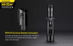 Φακός Led Χειρός MH10 V2 Multi Task Hybrid Επαναφορτιζόμενος 1200 Lumens με Εμβέλεια 202m, Μπαταρία 4000mAh, Φόρτιση USB-C και Αδιαβροχοποίηση IP68, Μαύρος – Nitecore - Image 16