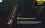 Φακός Led Χειρός MH12 V2 Multi Task Hybrid Επαναφορτιζόμενος 1200 Lumens με Εμβέλεια 202m, Μπαταρία 5000mAh, Φόρτιση USB-C και Αδιαβροχοποίηση IP68, Μαύρος – Nitecore - Image 29
