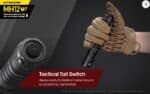 Φακός Led Χειρός MH12 V2 Multi Task Hybrid Επαναφορτιζόμενος 1200 Lumens με Εμβέλεια 202m, Μπαταρία 5000mAh, Φόρτιση USB-C και Αδιαβροχοποίηση IP68, Μαύρος – Nitecore - Image 19