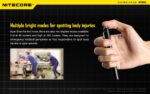 Φακός Led Χειρός Ιατρικός MT06MD Multi Task 180 Lumens με Εμβέλεια 58m, Υψηλή Χρωματική Απόδοση CRI, Τροφοδοσία 2×AAA και Αδιαβροχοποίηση IPX8, Μαύρος – Nitecore - Image 12