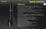 Φακός Led Χειρός Precise P30 New Επαναφορτιζόμενος 1000 Lumens με Εμβέλεια 618m, Μπαταρία 21700, Φόρτιση USB-C και Αδιαβροχοποίηση IP68, Μαύρος – Nitecore - Image 23
