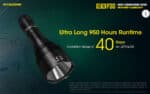 Φακός Led Χειρός Precise P30 New Επαναφορτιζόμενος 1000 Lumens με Εμβέλεια 618m, Μπαταρία 21700, Φόρτιση USB-C και Αδιαβροχοποίηση IP68, Μαύρος – Nitecore - Image 13