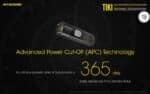 Φακός Led Μπρελόκ TIKI Επαναφορτιζόμενος 300 Lumens με 3 Πηγές Φωτισμού, Φως UV, Ενσωματωμένη Μπαταρία 130mAh και Φόρτιση USB, Διάφανος – Nitecore. - Image 26