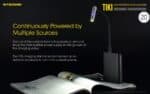 Φακός Led Μπρελόκ TIKI Επαναφορτιζόμενος 300 Lumens με 3 Πηγές Φωτισμού, Φως UV, Ενσωματωμένη Μπαταρία 130mAh και Φόρτιση USB, Διάφανος – Nitecore. - Image 27