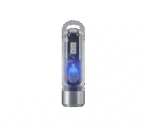 Φακός Led Μπρελόκ TIKI Επαναφορτιζόμενος 300 Lumens με 3 Πηγές Φωτισμού, Φως UV, Ενσωματωμένη Μπαταρία 130mAh και Φόρτιση USB, Διάφανος – Nitecore. - Image 3