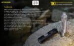 Φακός Led Μπρελόκ TIKI Επαναφορτιζόμενος 300 Lumens με 3 Πηγές Φωτισμού, Φως UV, Ενσωματωμένη Μπαταρία 130mAh και Φόρτιση USB, Διάφανος – Nitecore. - Image 30
