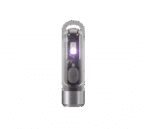 Φακός Led Μπρελόκ TIKI Επαναφορτιζόμενος 300 Lumens με 3 Πηγές Φωτισμού, Φως UV, Ενσωματωμένη Μπαταρία 130mAh και Φόρτιση USB, Διάφανος – Nitecore. - Image 4