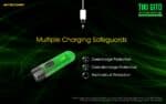 Φακός Led Μπρελόκ TIKI GITD Glow in the Dark Επαναφορτιζόμενος 300 Lumens με Εμβέλεια 71m, Φωσφορίζον Σώμα, Φως UV 365nm, Μπαταρία 130mAh, Φόρτιση USB-C και Αδιαβροχοποίηση IP66 – Nitecore. - Image 25