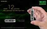 Φακός Led Μπρελόκ TIKI GITD Glow in the Dark Επαναφορτιζόμενος 300 Lumens με Εμβέλεια 71m, Φωσφορίζον Σώμα, Φως UV 365nm, Μπαταρία 130mAh, Φόρτιση USB-C και Αδιαβροχοποίηση IP66 – Nitecore. - Image 12