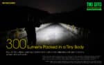 Φακός Led Μπρελόκ TIKI GITD Glow in the Dark Επαναφορτιζόμενος 300 Lumens με Εμβέλεια 71m, Φωσφορίζον Σώμα, Φως UV 365nm, Μπαταρία 130mAh, Φόρτιση USB-C και Αδιαβροχοποίηση IP66 – Nitecore. - Image 13